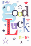 The essence of encouragement leaps from this card laid gently on a counter in the heart of Queen's Park Flowers, ready to accompany a freshly arranged bouquet for delivery near Tiverton Green. The playful lettering of 'Good Luck' sways in a tapestry of pastels and jewel tones-think powder blue, lively crimson, verdant moss, and the velvety depth of amethyst. Stars of every conceivable size and shade sparkle throughout, like wishes tossed into the night air over Queen's Park, echoing the hopes and ambitions we nurture for friends and neighbours. The scene is brightened by a crisp, white background, each brushstroke and printed detail crafted with care. The card's surface, perfectly smooth, hints at the luxurious quality Queen's Park Flowers is known for, while the luminous colours and whimsical layout fill the room with a sense of new beginnings. Perfect for those special crossroads-a graduation, a first job, a leap into something wonderful-this card radiates the same simple, heartfelt optimism as a bouquet carefully tied with a flourishing ribbon, capturing the timeless magic of being believed in by someone close.